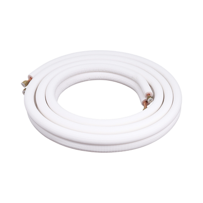 Kit de tubería / 1 / 4″ y 5 / 8 » / Capacidad para minisplit AUFIT / 2 a 3 Toneladas / Cinta aislante / Accesorios / Longitud de 4 metros
