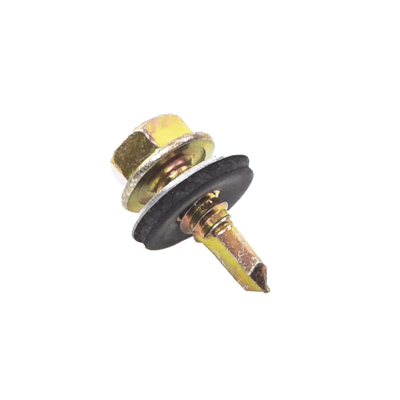 Tornillo Punta Broca Sello Montado 6.4 X 25 mm (1/4″ X 1″) Caj. C/100pz.