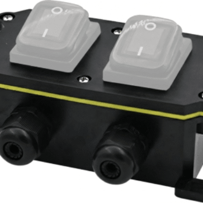 Caja de Plástico ABS/PA66 para Interruptores AccessPRO /  Compatible con los Interruptores APB-0 Series / IP65 / 4 Puertos de Conexión