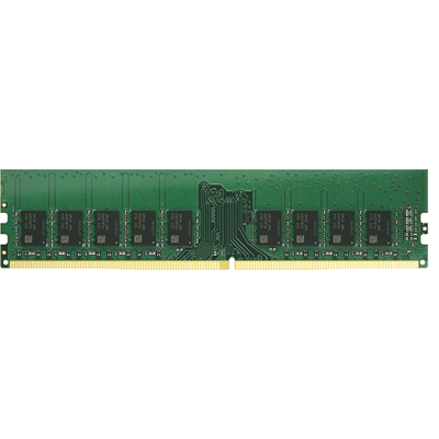 Módulo de Memoria DDR4 ECC Unbuffered DIMM | 16GB | 2666 MHz | Compatible con Series SA: SA3400D, SA3200D / Series UC: UC3400, UC3200 / Series 21: RS4021xs+, RS3621xs+, RS3621RPxs, RS2821RP+, RS2421RP+, RS2421+ / Series 19: RS1619xs+ / Series 18: