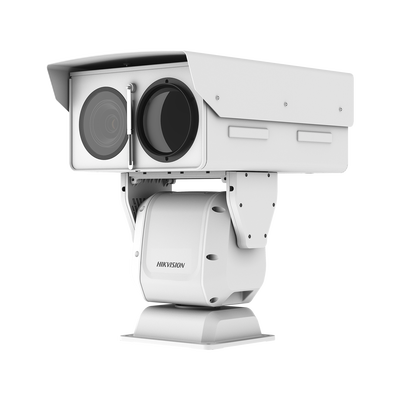 PTZ IP Punta de Poste / Lente Térmico 36 – 190 mm (640 X 512) / Lente Óptico 56X Zoom /Exterior IP66 / 48 Vcc