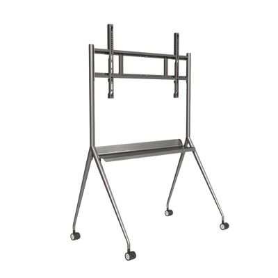 Montaje de Piso Móvil para Pantallas de 86″ y 98″ / Compatible con VESA / Incluye Soporte para Pantalla