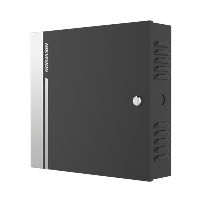 Controlador de Acceso para 2 Puertas y 4 Lectores Wiegand o RS485 / Incluye Gabinete y Fuente de Alimentación 12Vcc/8A / Soporta Batería de Respaldo / Wiegand y RS-485 / 10,000 Tarjetas