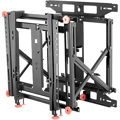 Soporte Muro para video wall LCD / Liberación Rápida / Para Pantallas 46″-60″ / Ajuste Micro Sin Herramientas XYZ 1.5″ / VESA 600×400 mm / Carga Máxima 56Kg / Gestión Integrada de Cables