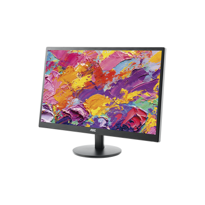 Monitor  LED de 22″, Resolución 1920 x 1080 Pixeles con Entradas de Video HDMI/VGA