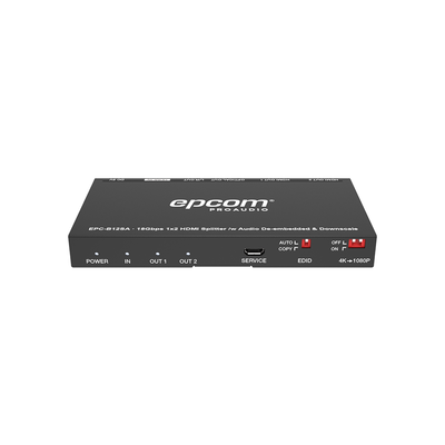 Splitter HDMI 1×2 | 4K@60Hz | Extractor de Audio | Down Scaler | HDR 4:4:4 | EDID | 18Gbps