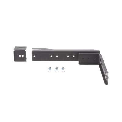 Soporte en L Para Canaletas FiberRunner 4×4 o 6×4, Para Instalación en Riel de Charola Tipo Escalerilla, Color Negro
