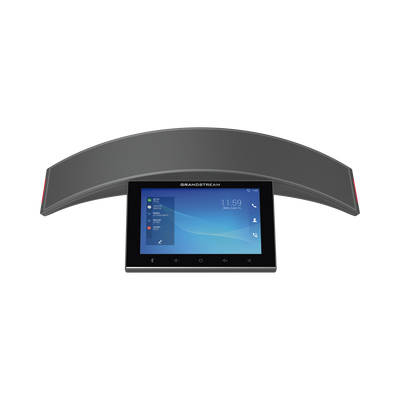 Teléfono – Audioconferencias IP Android 10, 12 líneas SIP con 12 cuentas, pantalla táctil 8″, puertos Gigabit, Wi-Fi, Bluetooth, PoE, codec Opus, IPV4/IPV6 con gestión en la nube GDMS