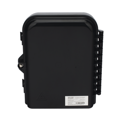 Cierre de Empalme para 24 fusiones de fibra óptica, Interior/Exterior, con 8 acopladores SC/APC y splitter 1×8 SC/APC Incluido, IP65, 3 Puertos para Fibra Troncal o Distribución
