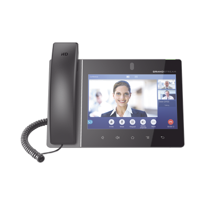Video teléfono IP empresarial Android con pantalla táctil (1280×800) hasta 16 líneas y 16 cuentas SIP