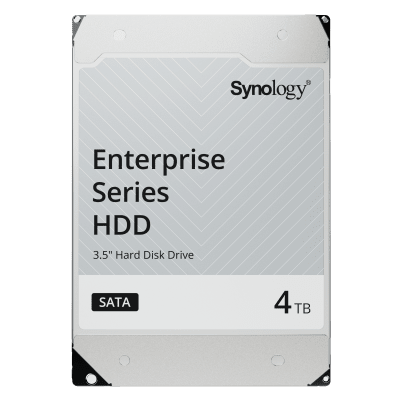 Disco Duro SATA de 3,5″ Serie Plus / Capacidad 4TB / Interfaz SATA 6 GB/s / Tecnología CMR / MTBF de 1,2 Millón de Horas / Carga de Trabajo de 180 TB/año / Compatible con Synology DSM