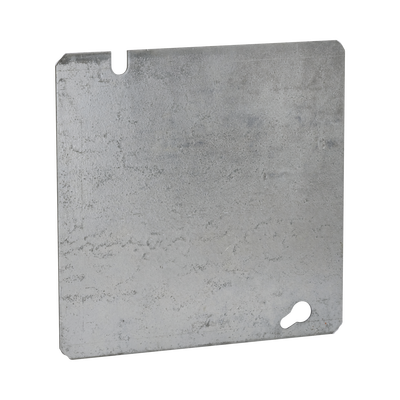 Tapa Cuadrada Ciega de Acero Galvanizado de 4 11/16″.