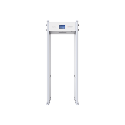 Arco Detector de Metales de 18 Zonas con Pantalla LCD de 7″ / Conteo de personas y Alarmas / Ajuste de Sensibilidad e Interferencias / Mejora Anti-Interferencia