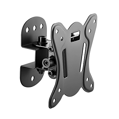 Montaje  Compacto de Pared para Monitores de 13 a 27″ | Soporta hasta 25 Kg| Compatible con  Vesa 75 x 75 / 100 x 100 | Fabricado en  Acero