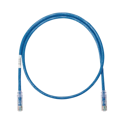 Cable de Parcheo UTP Categoría 6, con Plug Modular en Cada Extremo – 0.3 Metros (1 Pie) – Azul
