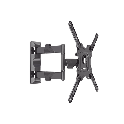 Montaje de Pared Articulado para Monitor de 32-55″ / Soporta hasta 27.2 Kg / Vesa 400 x 400 / 100 x 100 / Acero / Separación a Pared de 5 cm a 40 cm