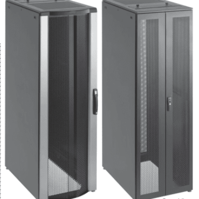 Gabinete para Servidores ProLine FloTek 42 UR Con Puertas Perforadas Alta Ventilación, Profundidad Extendida 1200 mm y Ancho 600 mm Acero Color Negro