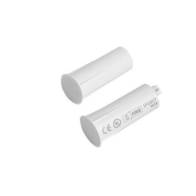 Contacto magnético para puertas y ventanas aluminio y madera de empotrar color blanco / GAP:19 mm