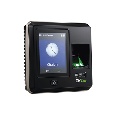 Terminal de Control de Acceso / 1,500 Huellas / Pantalla 2.8″ / TCP/IP y USB / Wiegand 26 bits / Sensor Óptico