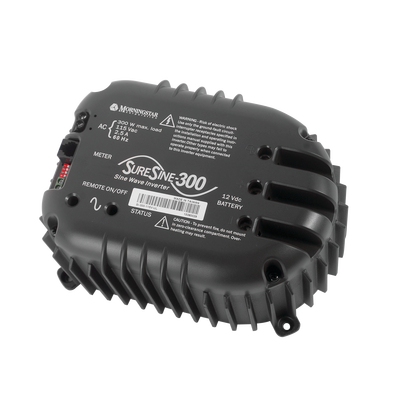 Inversor de Onda Sinusoidal Pura SureSine 300 W / 12 VCC a 110 VCA / 85-90% Eficiencia / Uso Industrial / Certificación UL