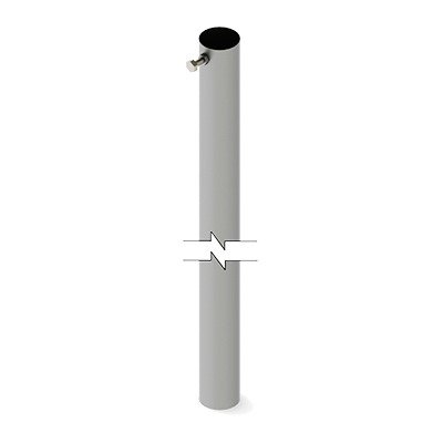 Mástil de 3 metros, 1-1/4″ Diam. (Requiere accesorios de Instalación).