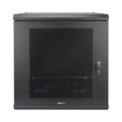 Gabinete de Pared 12U de 635 mm de Profundidad, Rack de 19 in en Acero Reforzado: Compacto y Resistente para Soluciones Profesionales