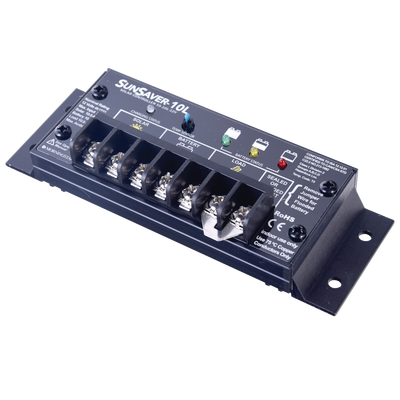Controlador de Carga Solar SunSaver PWM 20 A / 12 VCC / Encapsulado Epóxico / Clase 1 Div 2 / Compensación de Temperatura
