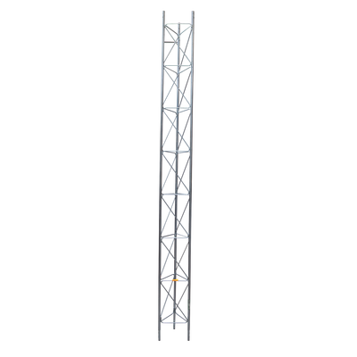 Tramo de Torre Arriostrada de 3m x 45cm, Galvanizado por Electrólisis, Hasta 60 m de Elevación. Zonas Secas.