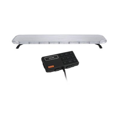 Barra de luces LED de 46″ Rojo/Azul/Ambar , De 132 LEDs, Controlador Incluido, Ideal para Equipar Unidades de Seguridad Publica