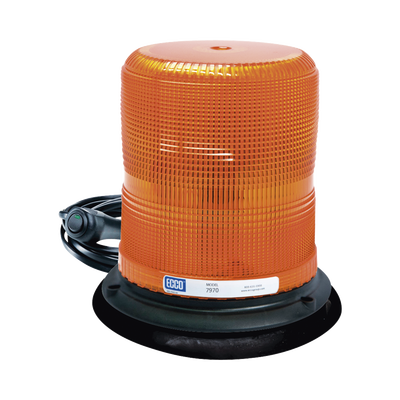 Baliza LED color ámbar con montaje magnético de succión DE 7″ de altura