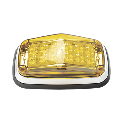 Luz de advertencia 8 X 4″, Color Ámbar, IP67, SAE, Ideal para Ambulancias